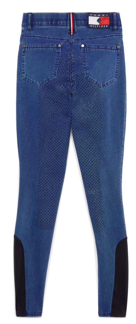 Tommy Hilfiger Pantalon d'équitation Women Queens Jeans avec fond intégral