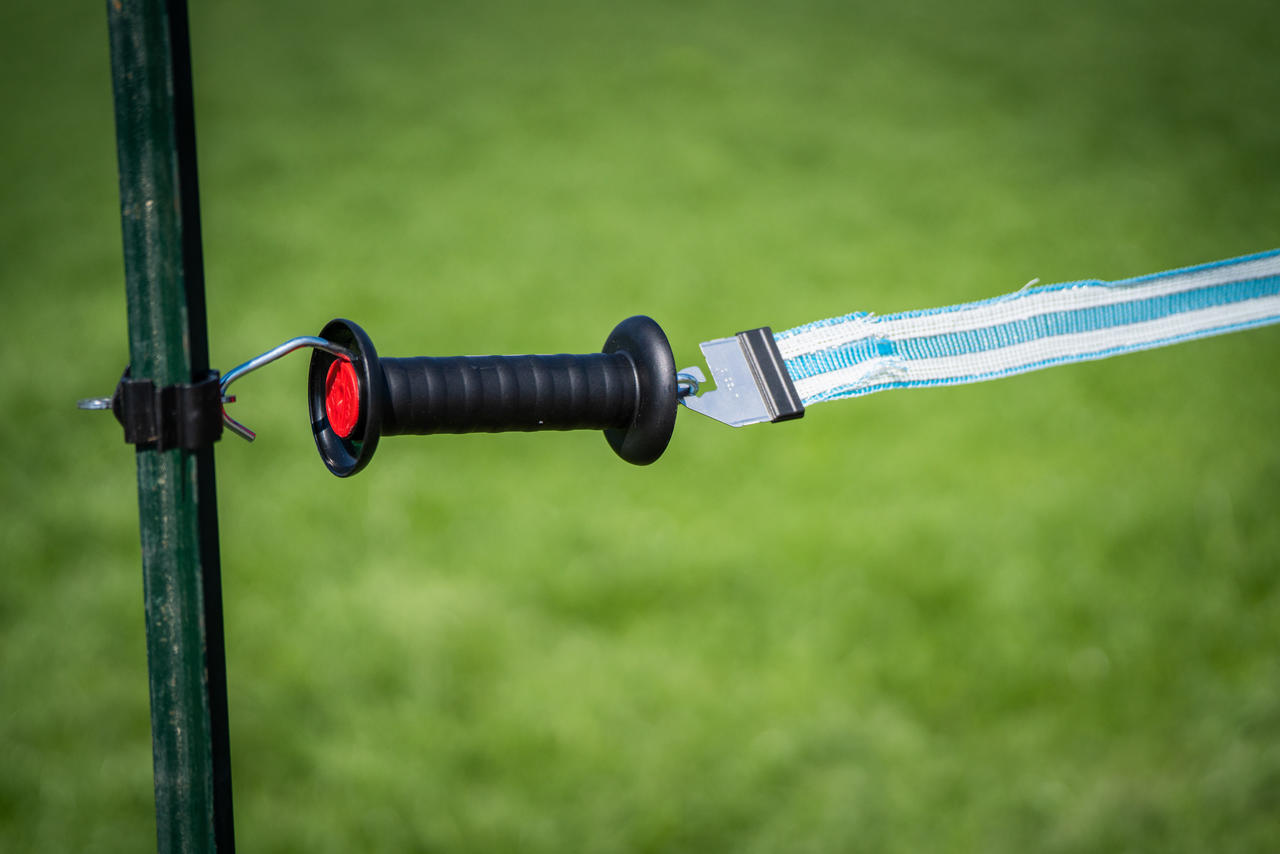 Litzclip Poignée de barrière avec connecteur de rubans ® 40 mm