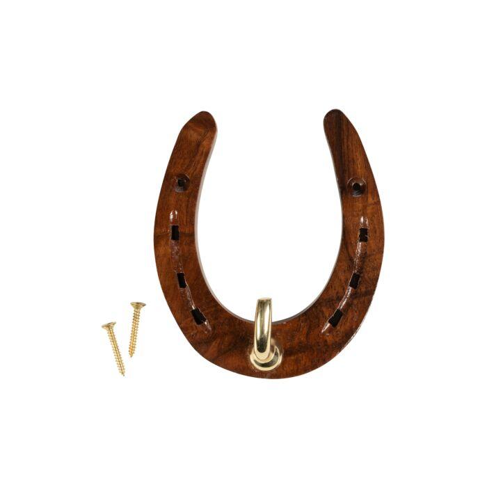 HKM Support de fer à cheval en bois