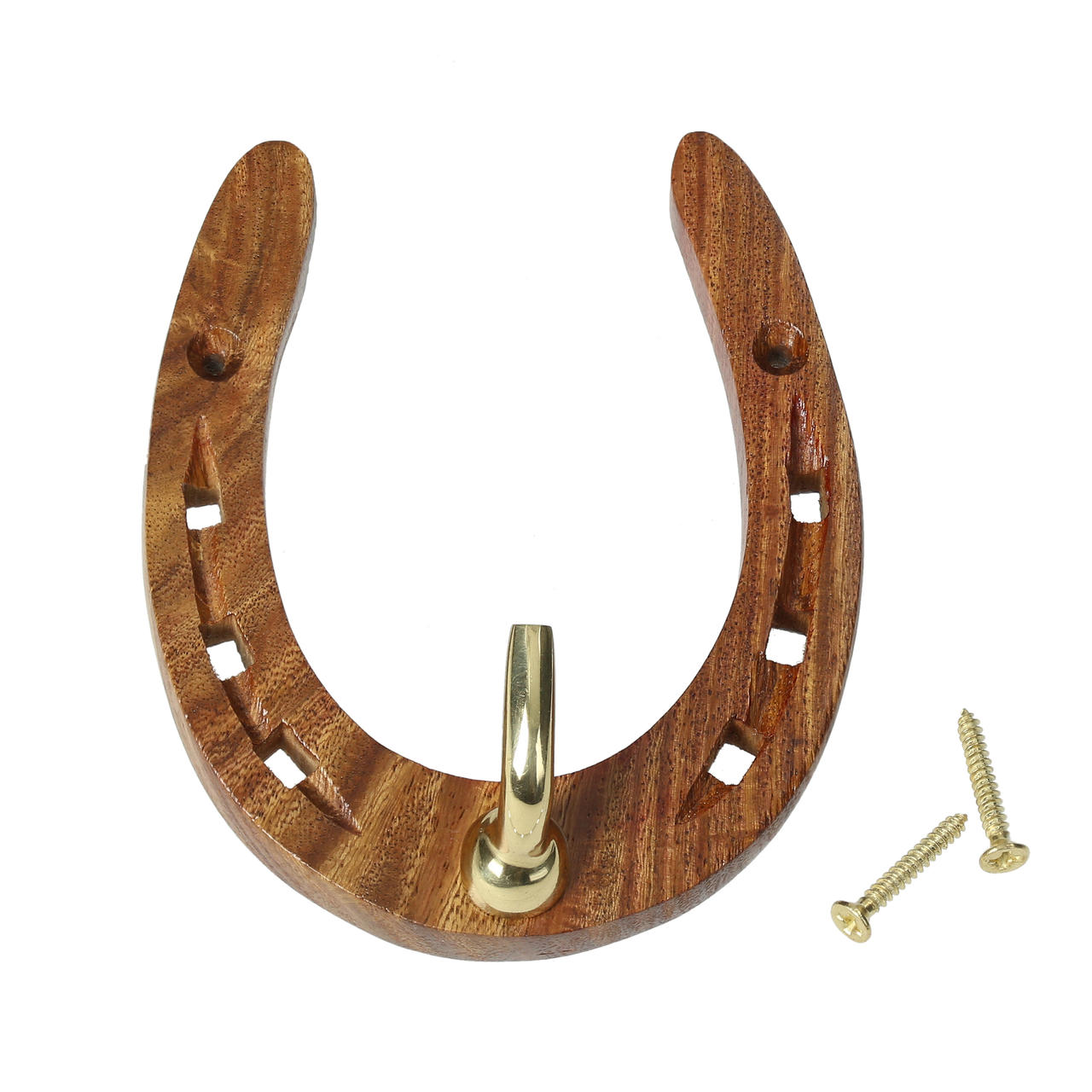 HKM Support de fer à cheval en bois