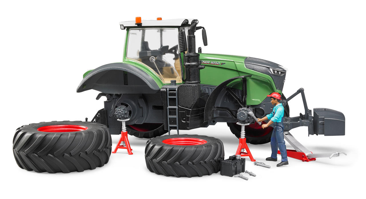 Bruder Fendt 1050 Vario avec mécanicien et atelier