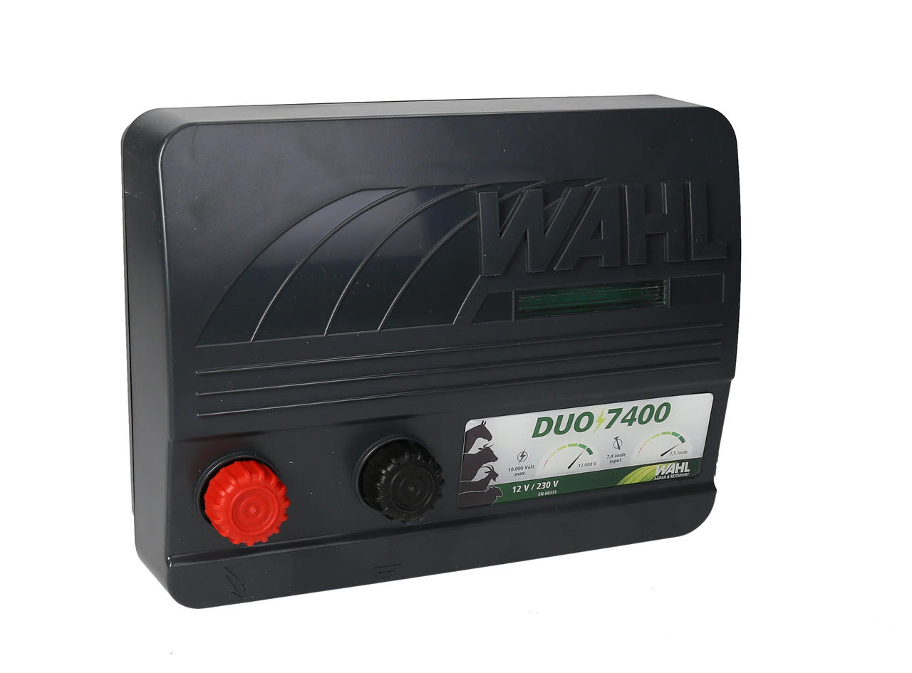WAHL-Hausmarke DUO 7400 - Électrificateur de clôture 12V/230 V