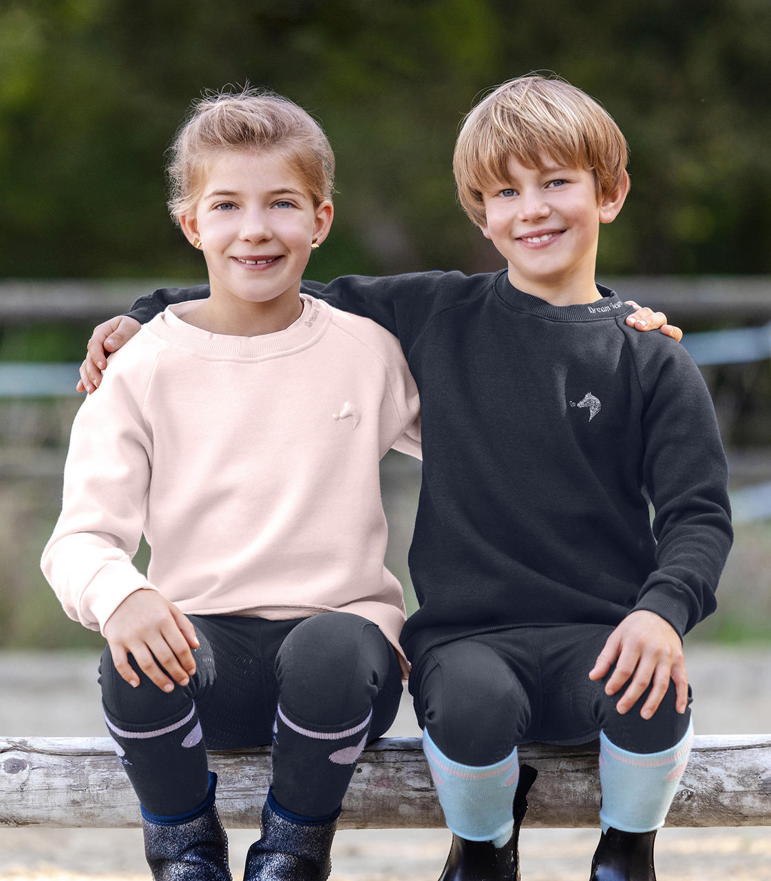 ELT Pull à col rond Lucky Marla, pour enfants