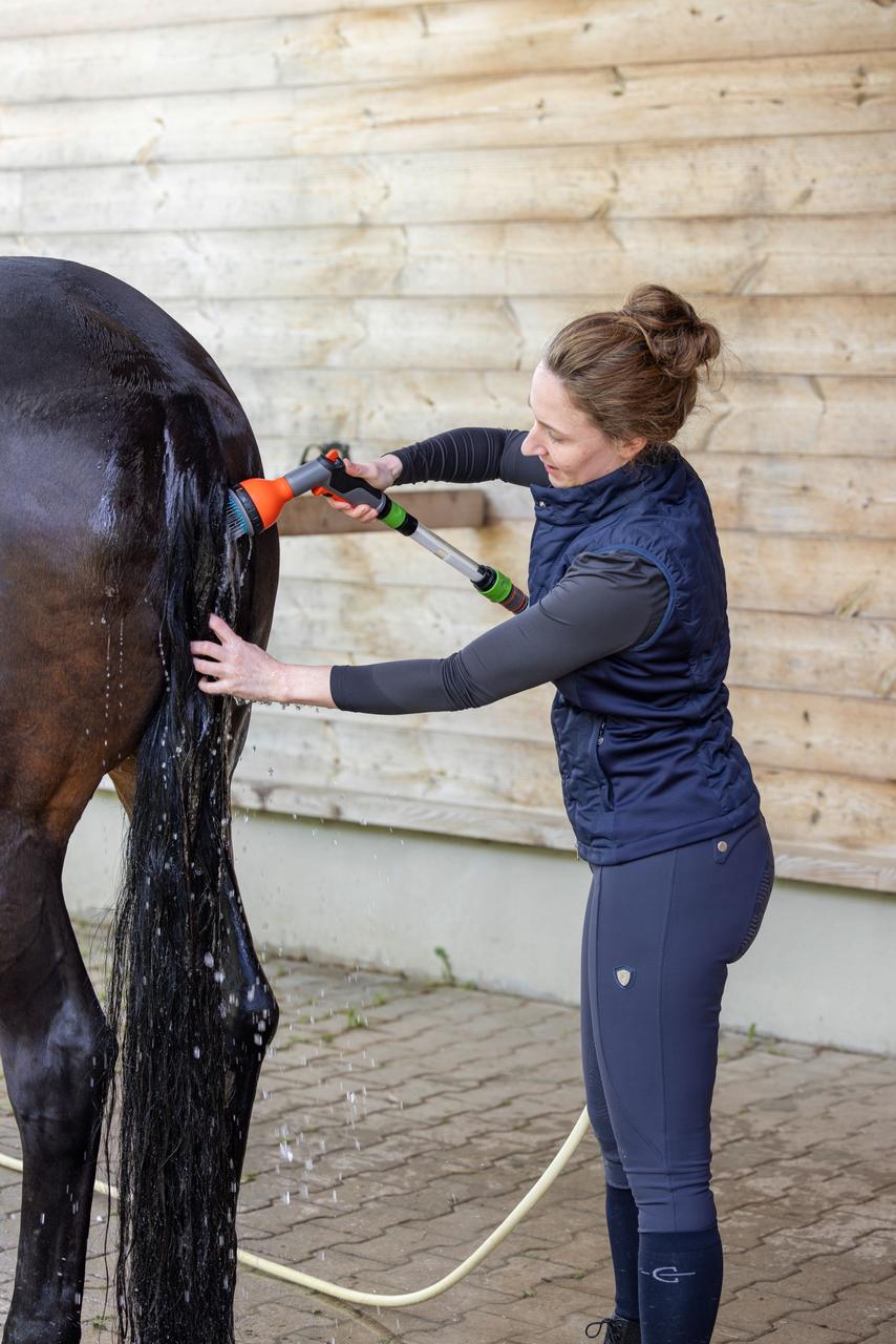 Kerbl MagicBrush Kit de démarrage de douche saline pour chevaux