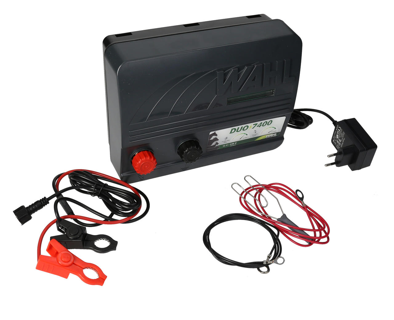 WAHL-Hausmarke DUO 7400 - Électrificateur de clôture 12V/230 V