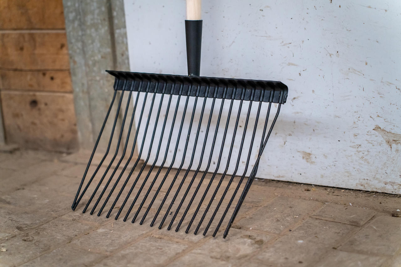 Kerbl Fourche à copeaux métal, 20 dents