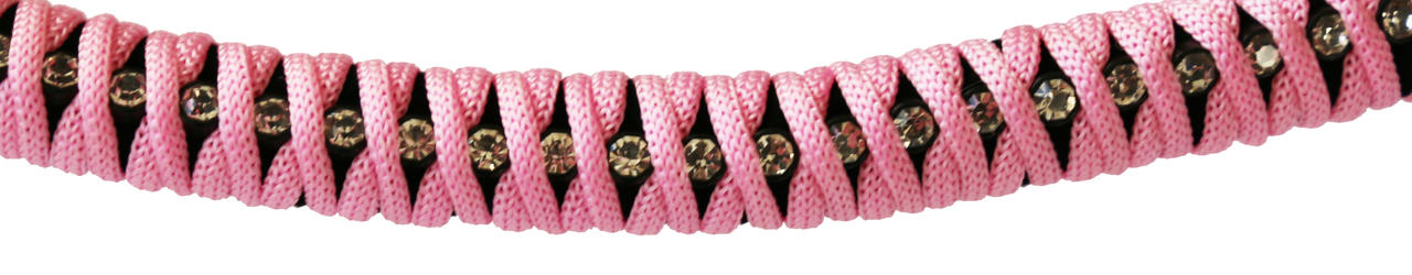 Licol à nœuds avec strass