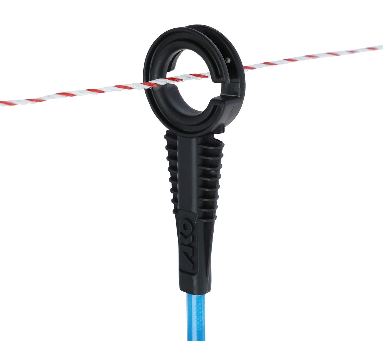 Kerbl Piquet en fibre de verre ovale Premium BLUE