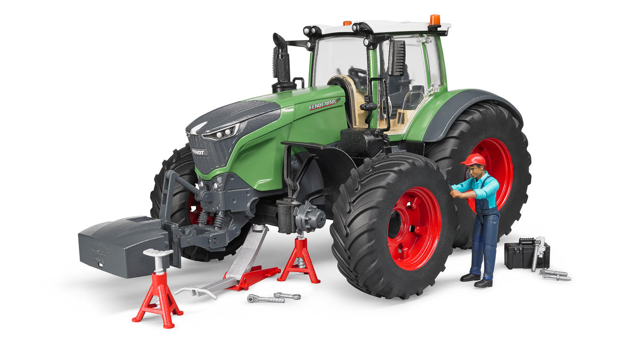 Bruder Fendt 1050 Vario avec mécanicien et atelier