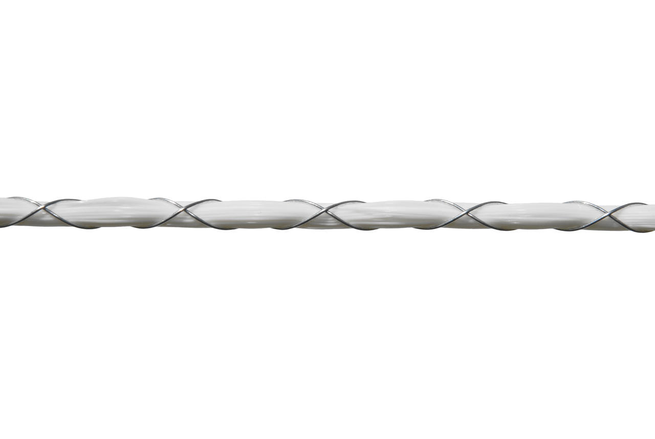 WAHL-Hausmarke CORDON DE CLÔTURE - MAXI, blanche 5mm/200m