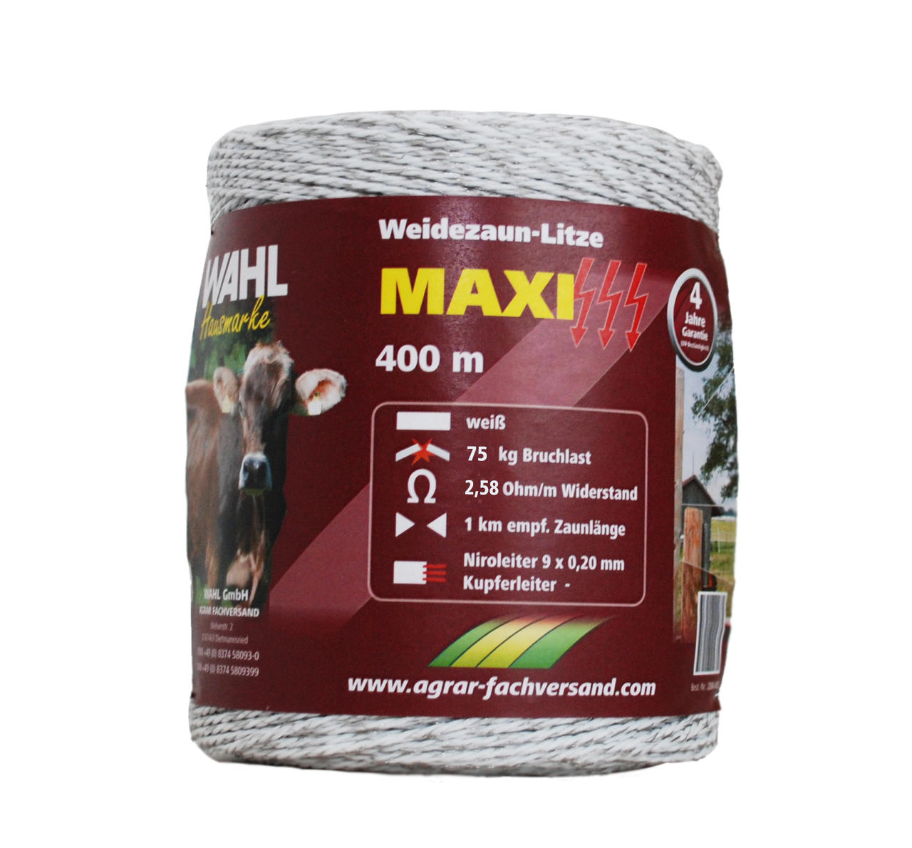 WAHL-Hausmarke FIL DE CLÔTURE - MAXI - 400m