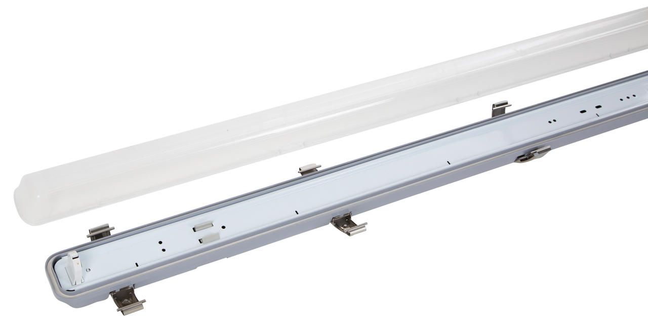 Kerbl Lampe à vasque pour locaux humides pour tubes LED