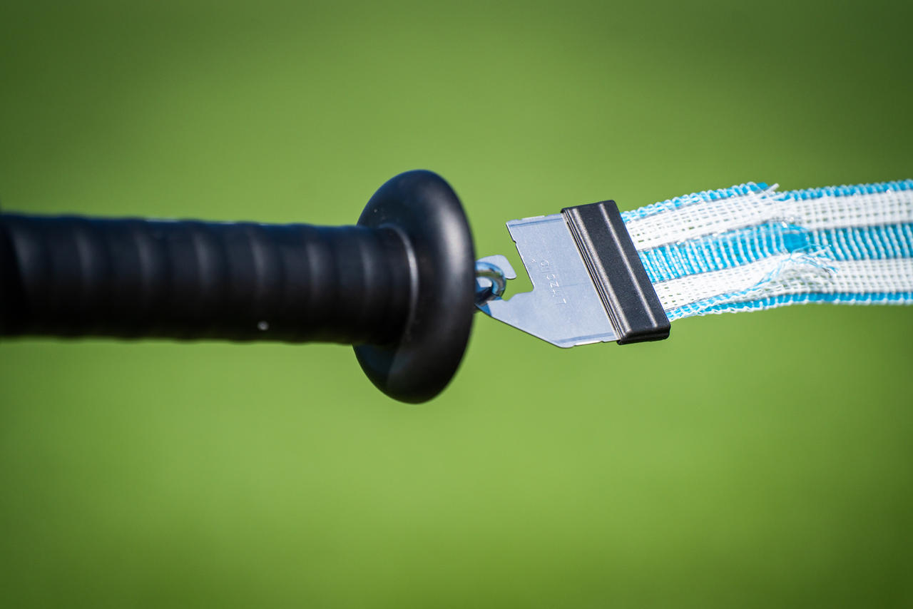 Litzclip Poignée de barrière avec connecteur de rubans ® 40 mm