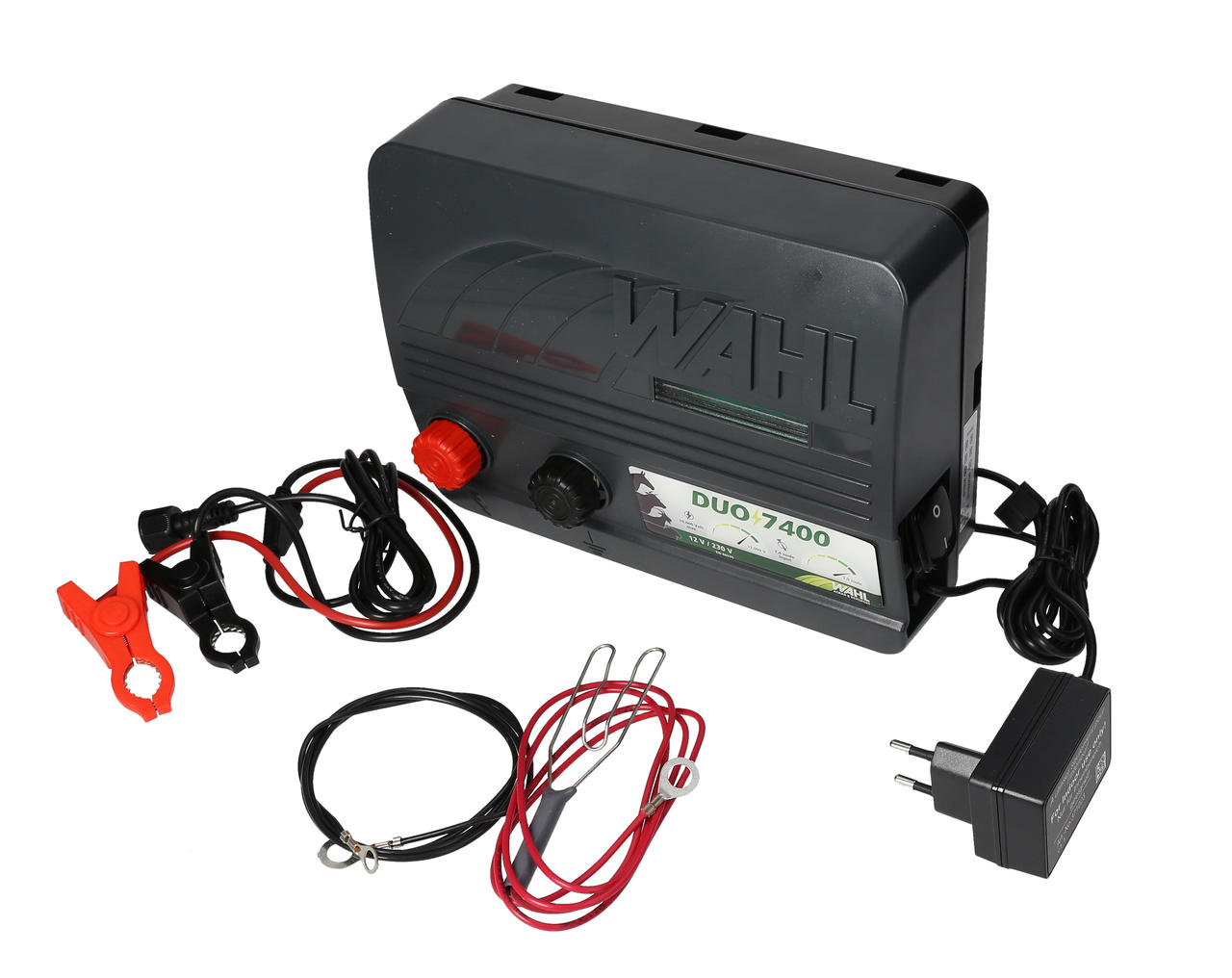 WAHL-Hausmarke DUO 7400 - Électrificateur de clôture 12V/230 V