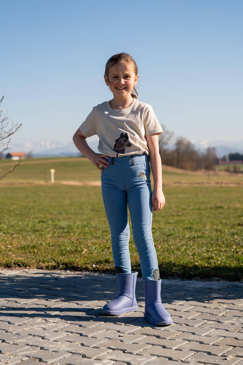 HKM T-shirt -Hobby Horsing Rainbow- 