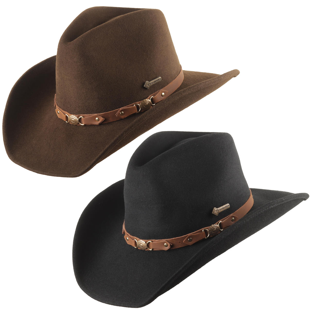 Scippis Chapeau en feutre de laine Bandit Scippis Chapeau en feutre de laine Bandit