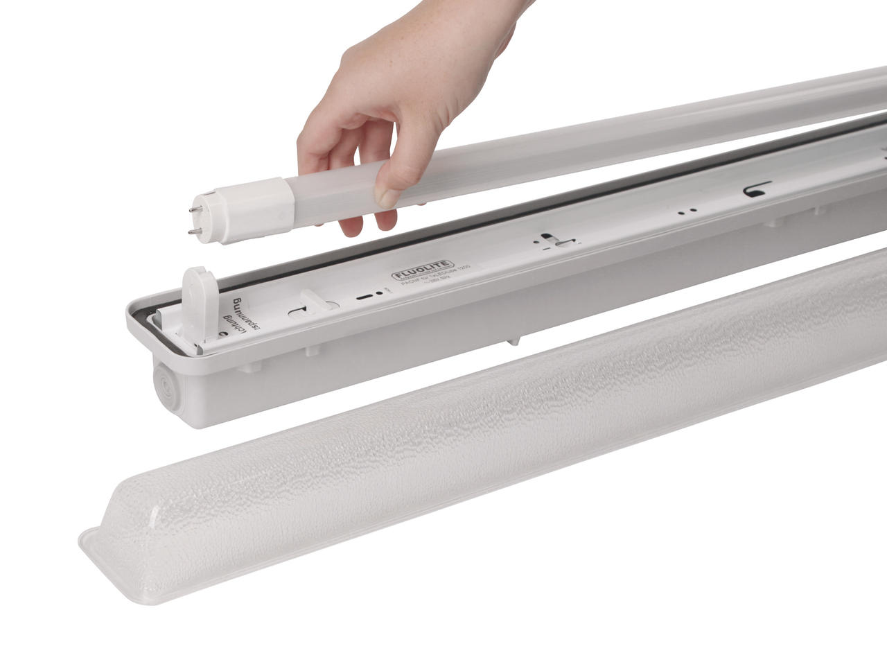 Kerbl Luminaire étanche pour tubes LED