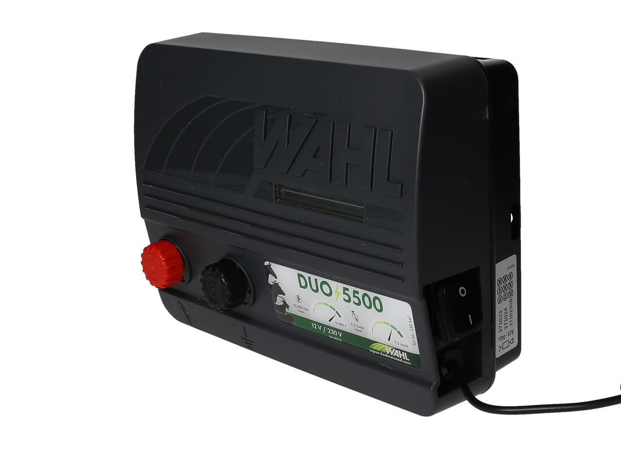 WAHL-Hausmarke DUO 5500 - électrificateur de clôture 12 V / 230 V