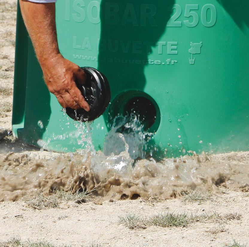 La Buvette Bac Isotherme pour chevaux ISOBAR 250