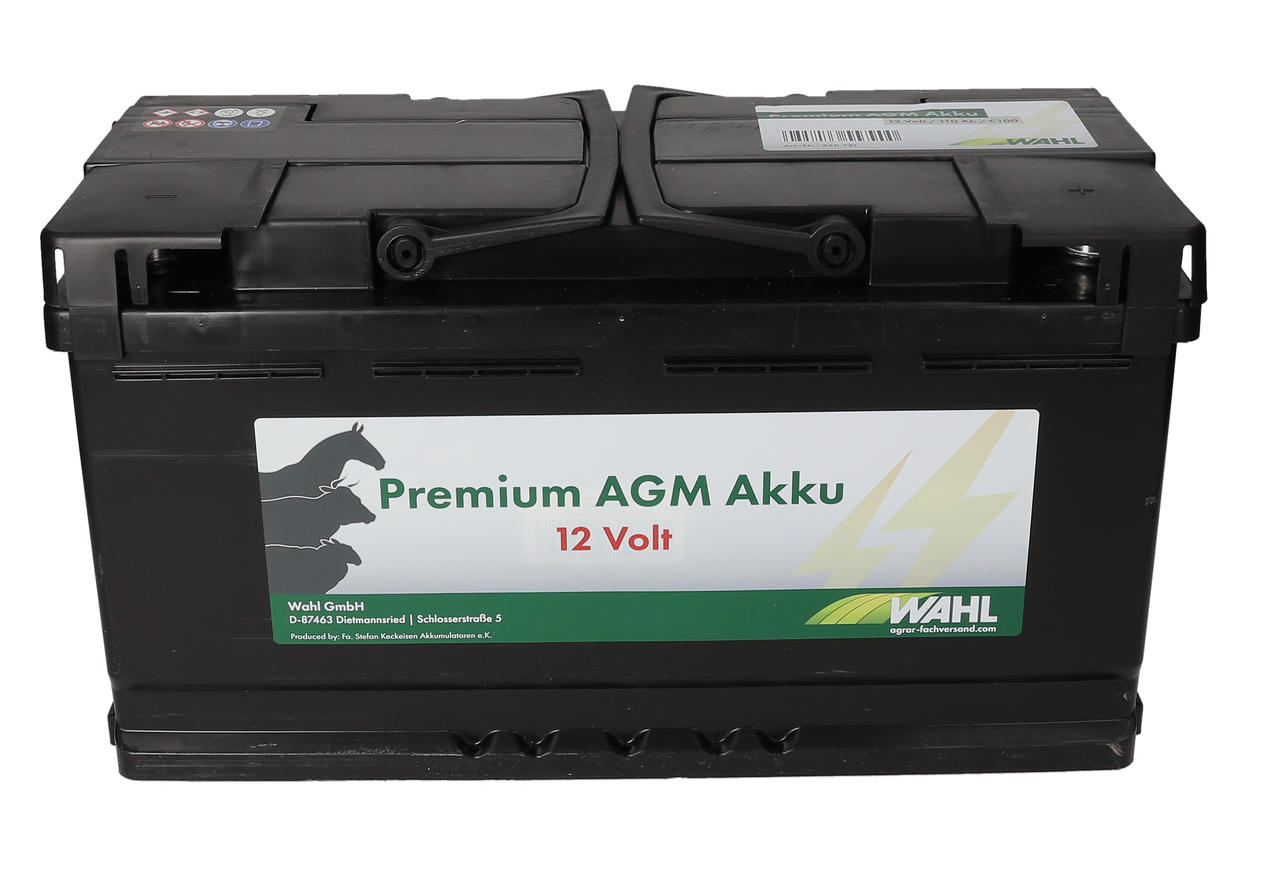 WAHL-Hausmarke Batterie AGM Premium - 12V, 110 Ah