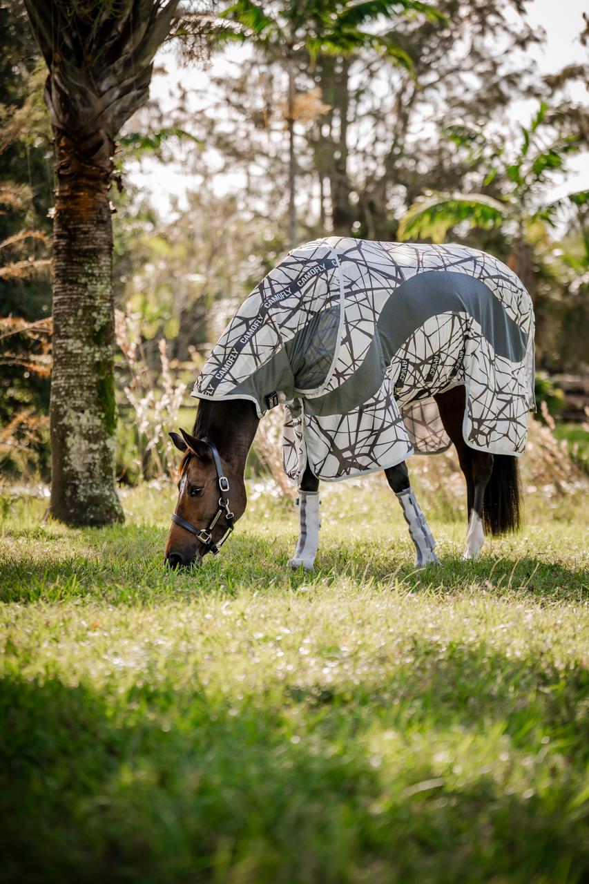 Horseware Couverture anti-mouches Amigo CamoFly Plus