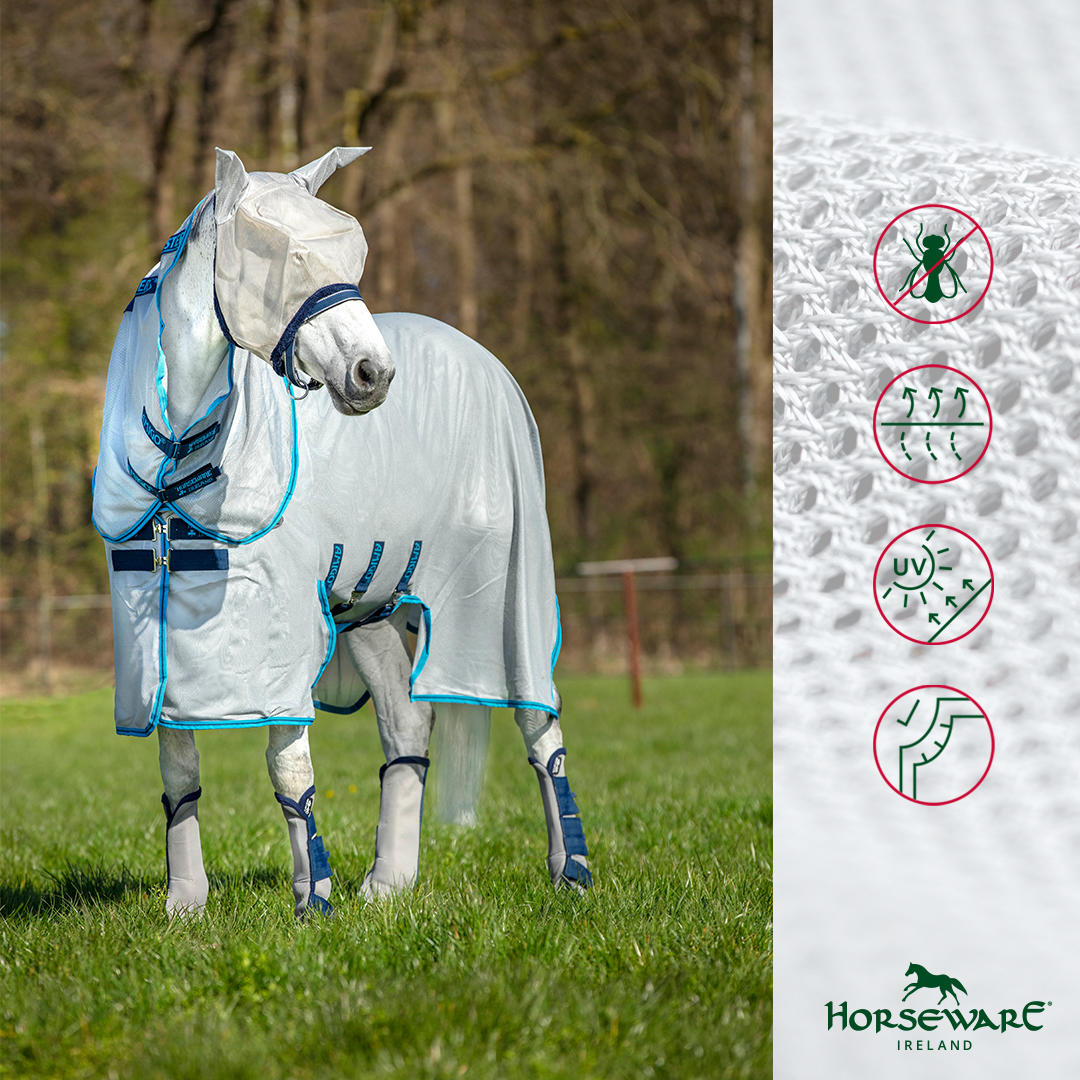 Horseware Couverture anti-mouches Amigo Bug Buster Plus