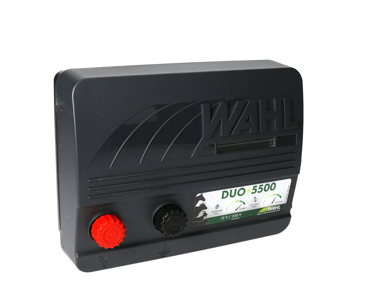 WAHL-Hausmarke DUO 5500 - électrificateur de clôture 12 V / 230 V