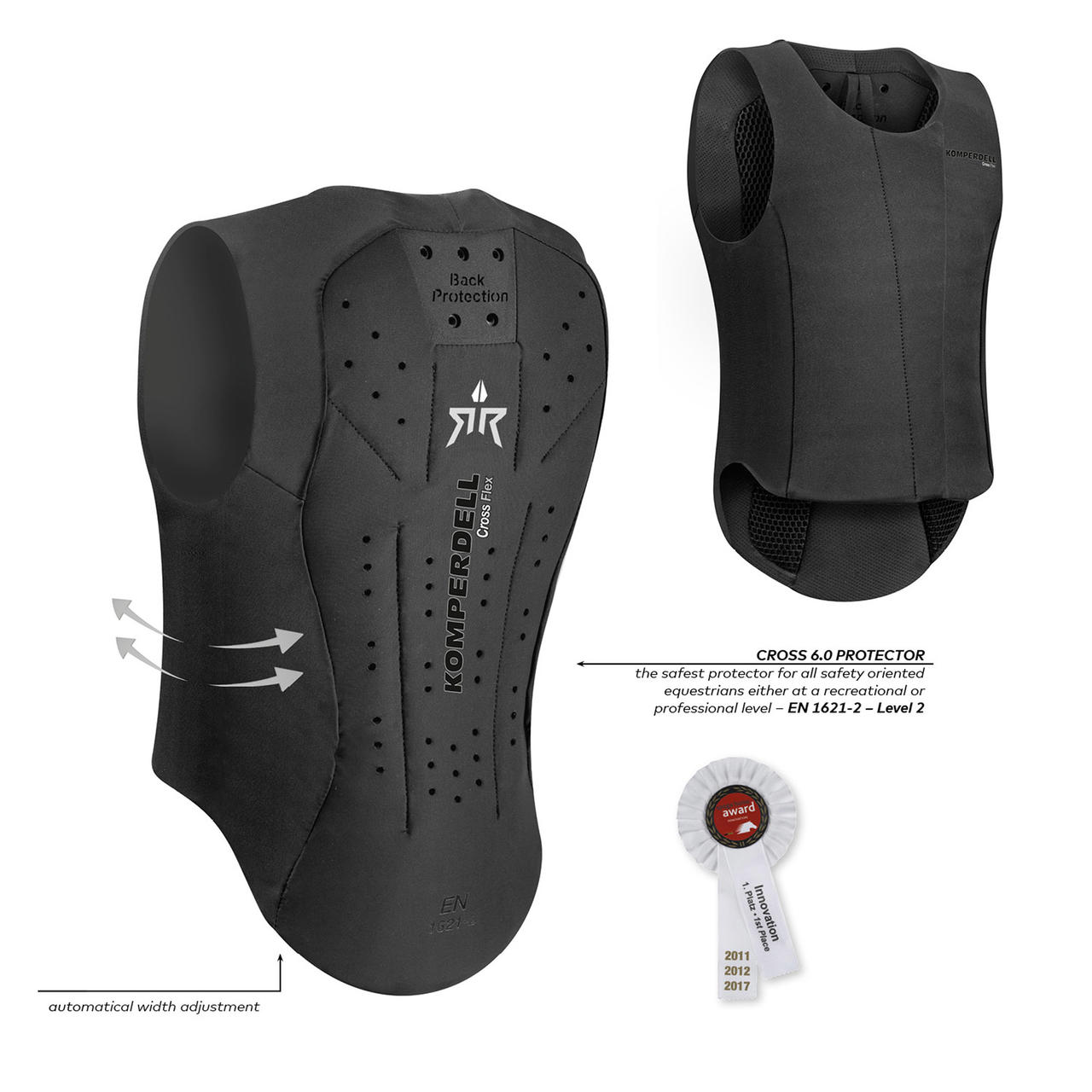Komperdell Ballistic Gilet de protection d'équitation Champion