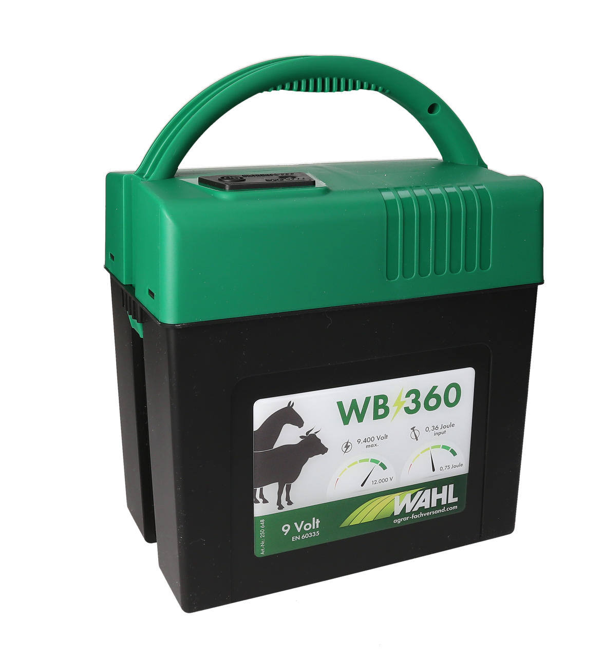 WAHL-Hausmarke WB 360 - Électrificateur à batterie 9 V