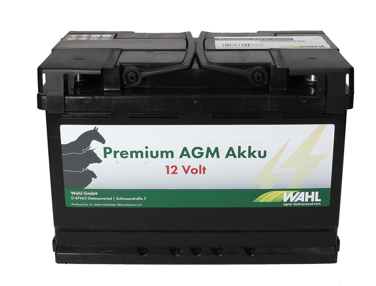 WAHL-FENCE Batterie AGM Premium - 12V, 88 Ah WAHL-FENCE Batterie AGM Premium - 12V, 88 Ah