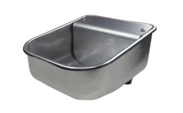 Lister Abreuvoir en acier inoxydable 2 litres