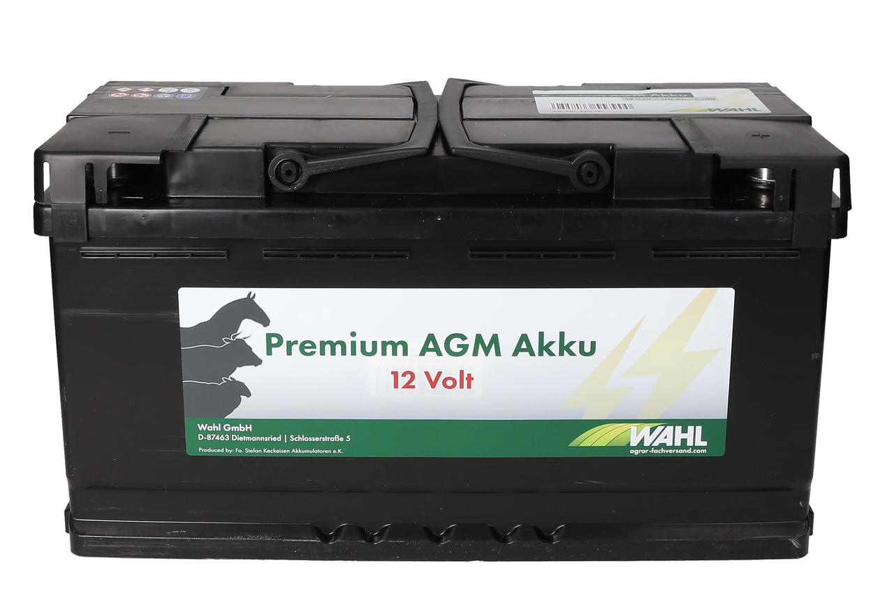 WAHL-FENCE Batterie AGM Premium - 12V, 110 Ah WAHL-FENCE Batterie AGM Premium - 12V, 110 Ah