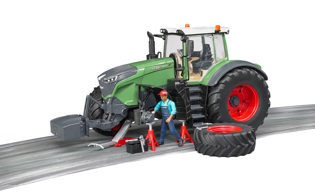 Bruder Fendt 1050 Vario avec mécanicien et atelier