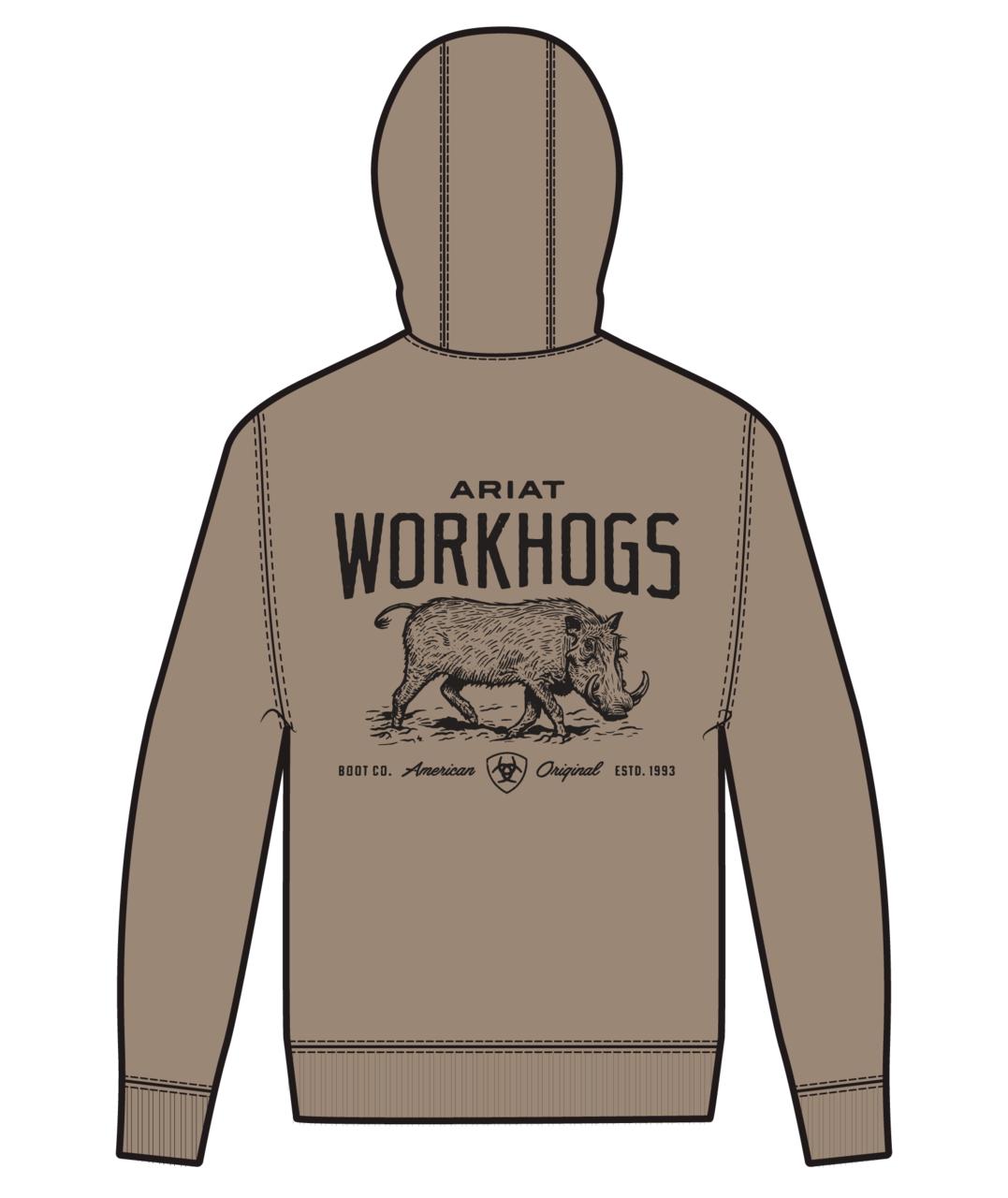 ARIAT Sweat à capuche léger Workhog Rebar