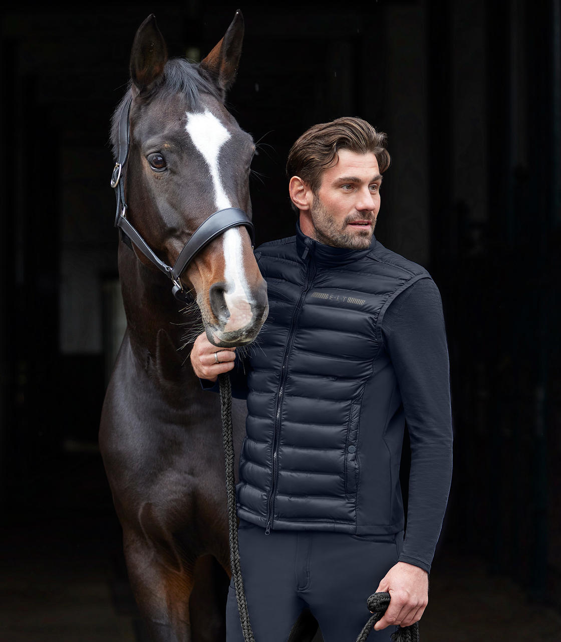 ELT Veste sans manches en mélange softshell Maine, pour hommes