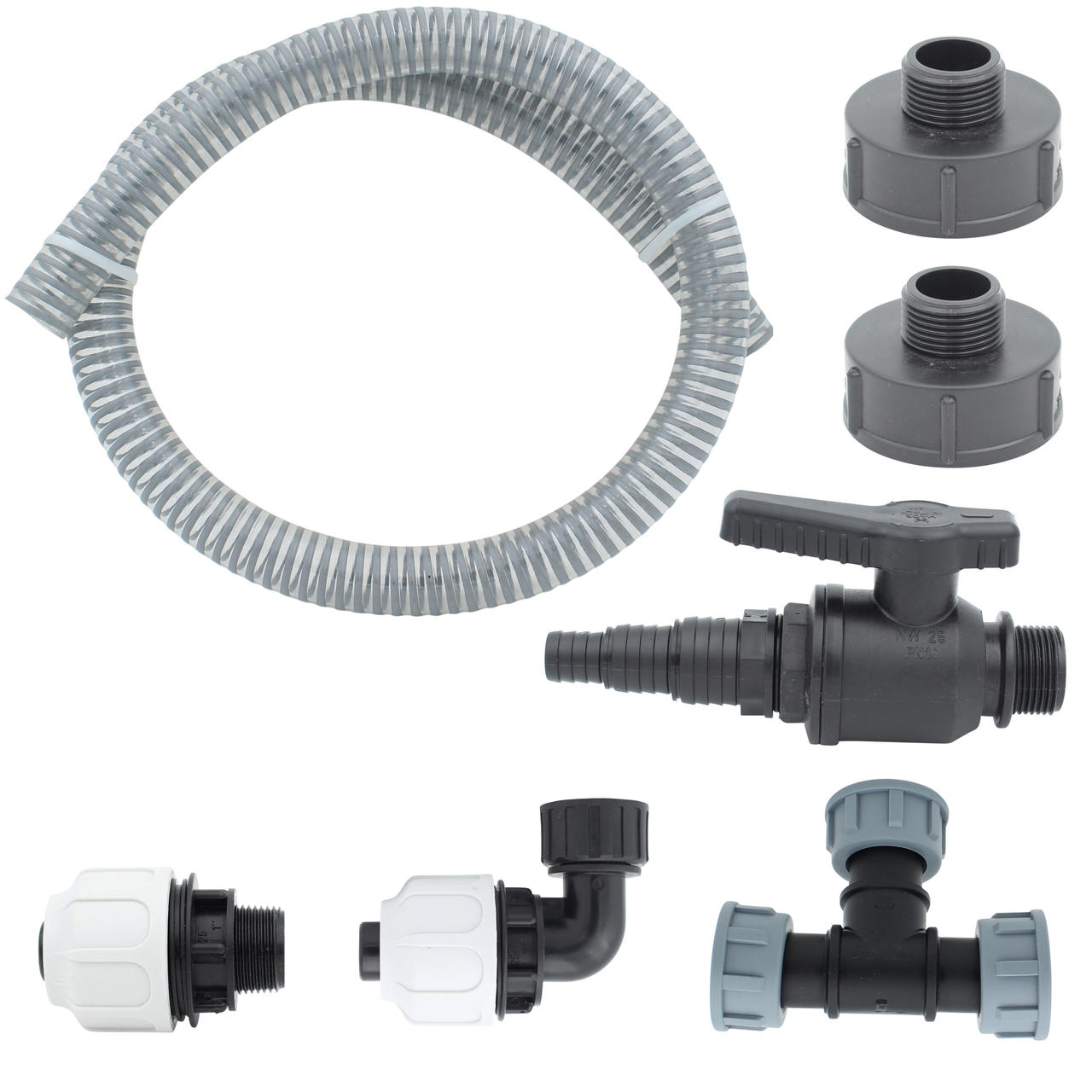 Kit De Raccords De Cuve IBC Quick 2 Cuves DN25 kit-de-raccords-de-cuve-ibc-quick-2-cuves-dn25