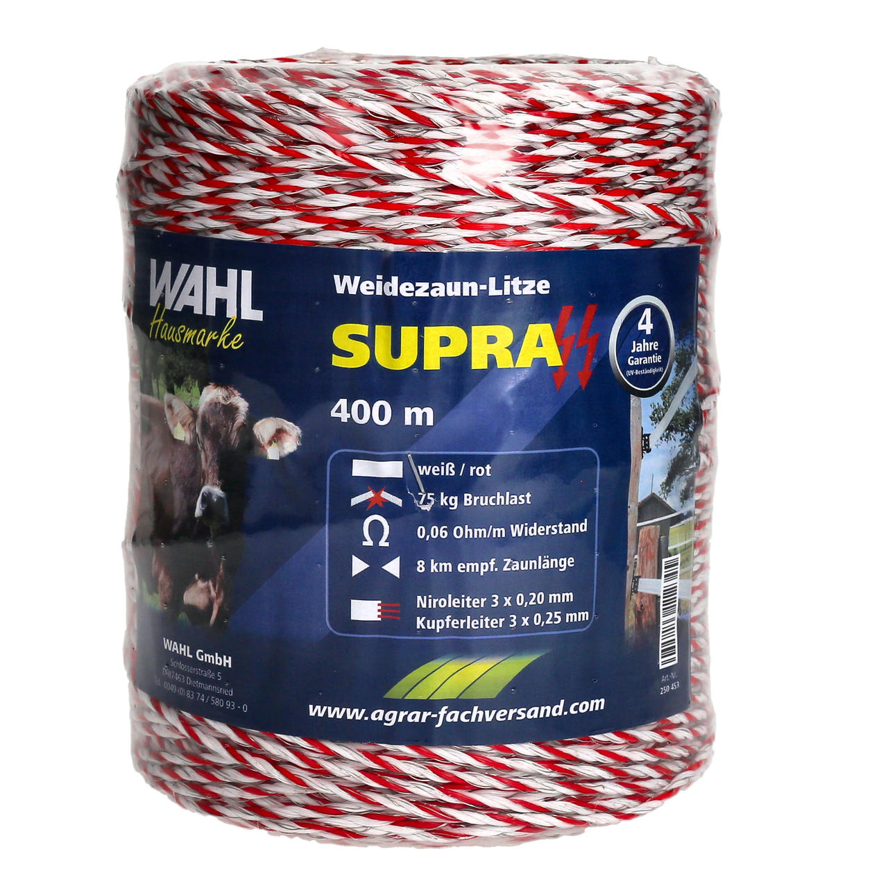 WAHL-Hausmarke FIL DE CLÔTURE - SUPRA - 400m