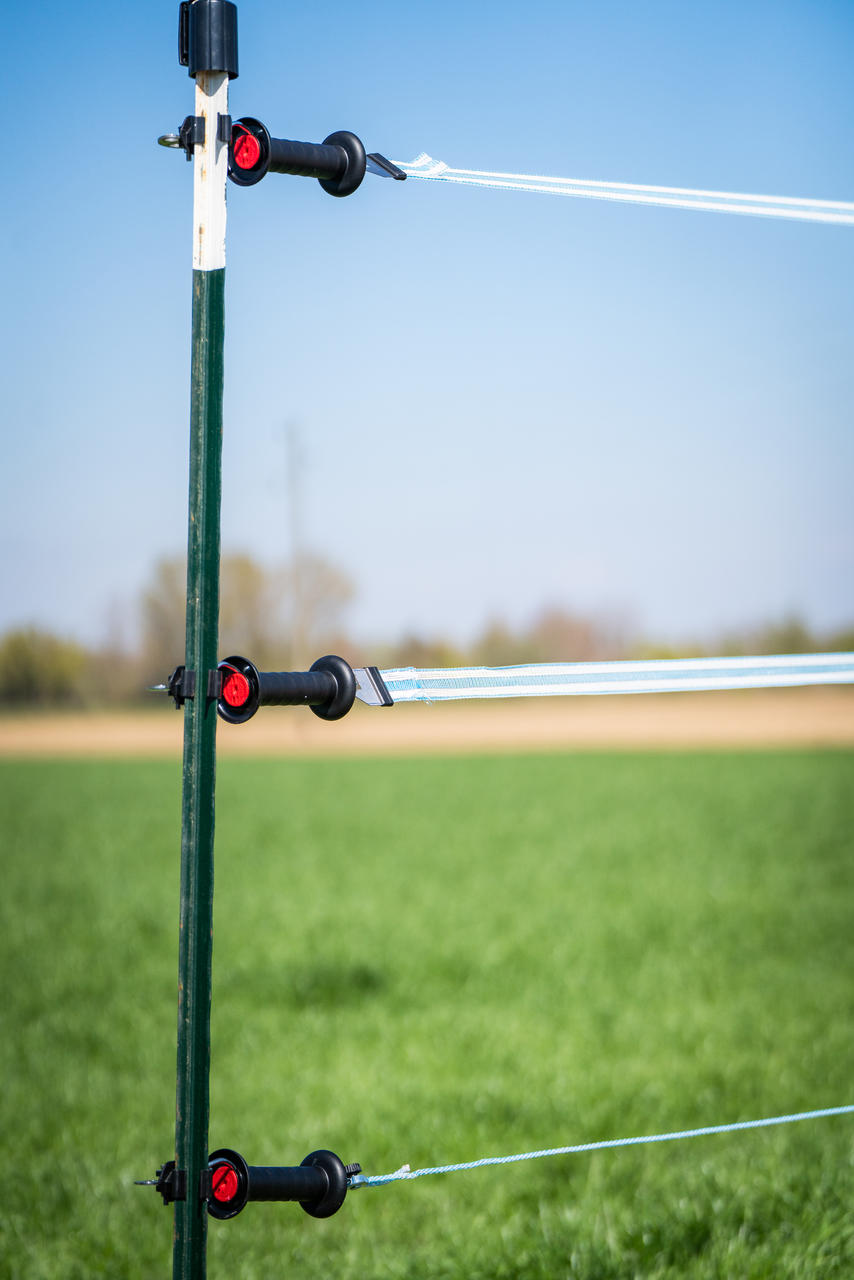 Litzclip Poignée de barrière avec connecteur de rubans ® 40 mm