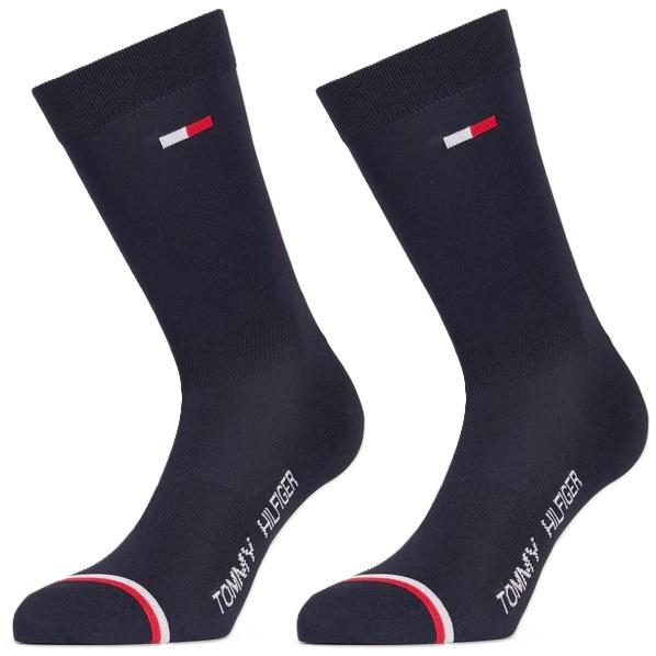 Tommy Hilfiger Lot de 2 paires de chaussettes d'équitation courtes Fulton