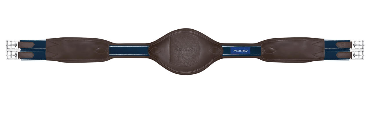Passier Sangle de selle en cuir BLU GRIP
