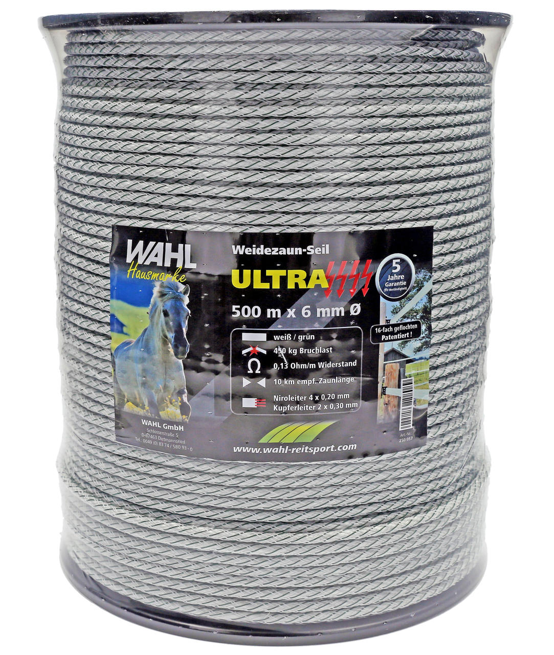 WAHL-Hausmarke CORDON DE CLÔTURE - ULTRA - 6mm/500m