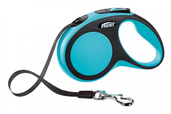 Kerbl Laisse à enrouleur New Comfort, sangle, 5 m
