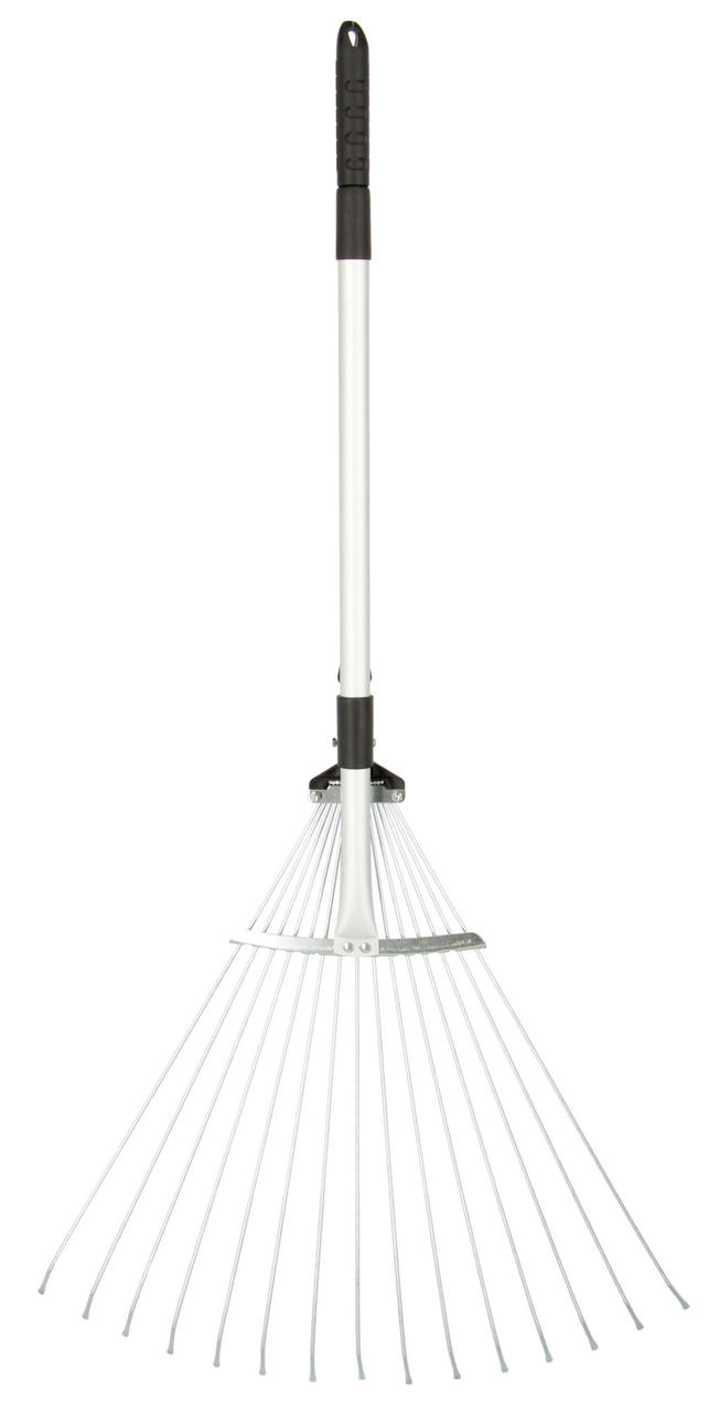 Râteau En Plastique Kerbl 16 Dents - Largeur 64 Cm, Pour Foin, Herbe, Feuilles, Manche Non Inclus (diam. 27 Mm)