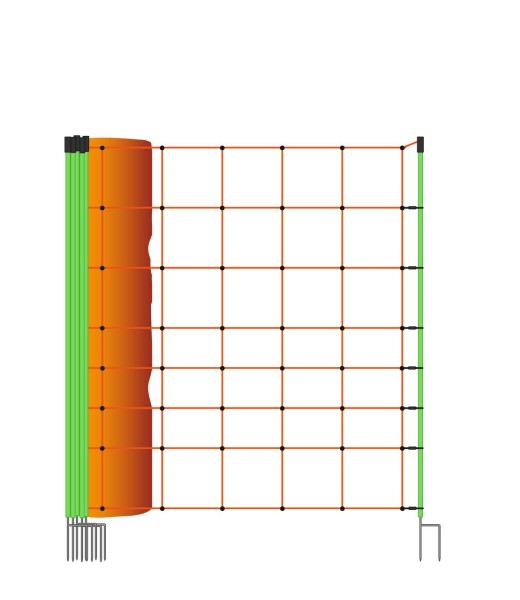 EURONETZ Filet pour moutons, hauteur 90 cm