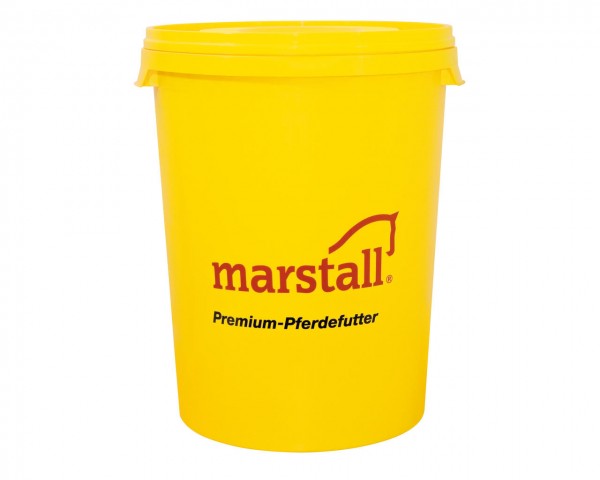 marstall Fût pour aliments avec couvercle, jaune, 60 L
