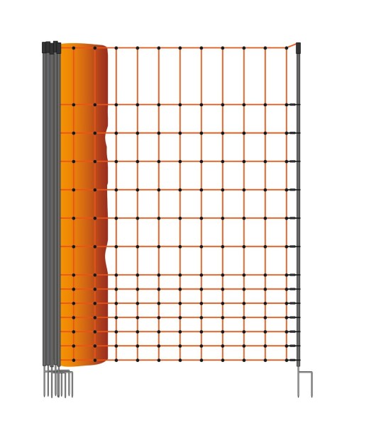 Filet pour volailles, 110 cm x 50 m, pointe double Filet pour volailles, 110 cm x 50 m, pointe double